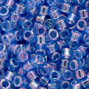  Miyuki Delica Seed Beads 11/0 Transparent Azure Blue AB 