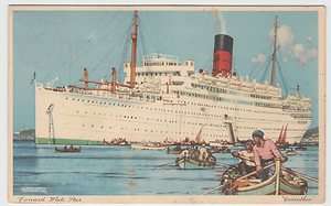 Cunard White Star Line Ocean Liner Carinthia Kenneth Shoesmith 1939 