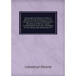   . Members of the Family, Old Residents of T Llewellyn Deane Books