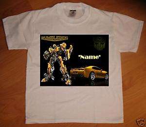 Transformers  Bumblebee Car Personalized T Shirt  NEW  