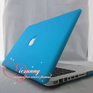 in1! 10 Colors Rubberized Frosted Hard Case Cover Bag for Macbook 