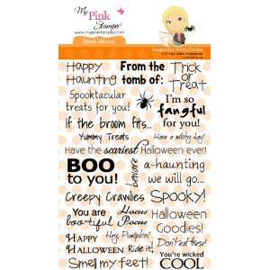  SPOOK ALICIOUS My Pink Stamper Clear Acrylic Stamp Set 