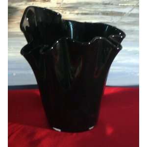  Alicja Poland Onyx Color Hand Made Art Glass Vase