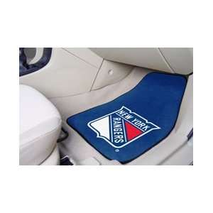  2 PC New York Rangers Carpeted Front Car Mats: Everything 