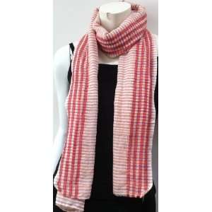 Cotton, High Quality, Scarf Neck Wear Wrap Striped Hand Woven Fabric 