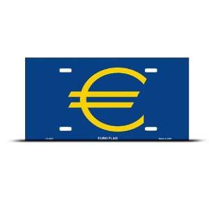  European Union Euro Flag License Plate Wall Sign Tag 