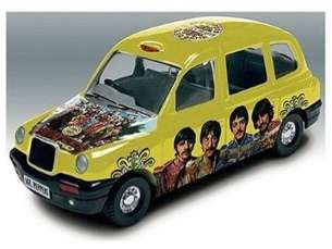 Beatles Die Cast Sergeant Peppers Taxi Tin, New  