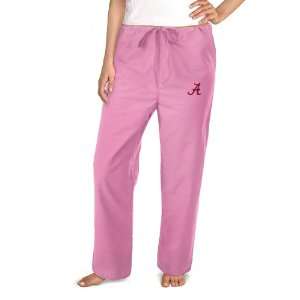  of Alabama Pink Scrubs Pants DRAWSTRING BOTTOMS Size SM  Alabama 