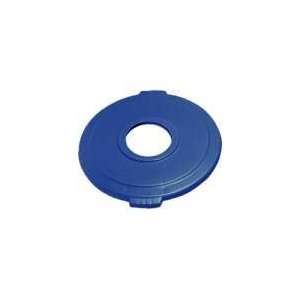   Bronco Blue Lid for Round Recycling Container: Home & Kitchen