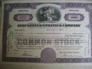 1949 Texas Stock Gulf states utilities American bank note Co.  