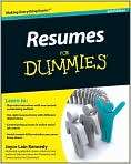 Resumes For Dummies, Author by Joyce Lain 