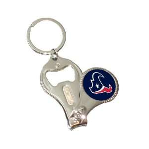  NFL Houston Texans 3 in 1 Key Chain and Money Clip Combo 