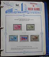 United Nations World Wide Stamp Collection 1950s  