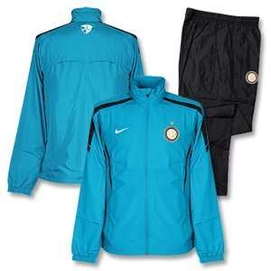   : 10 11 Inter Milan Woven Warm Up Suit   Sky/Navy: Sports & Outdoors