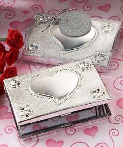 120 Heart Design Compact Mirror Bridal Wedding Favors  