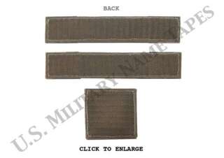 AIR FORCE ABU NAME TAPE, SERVICE TAPE & RANK PATCH SET w/VELCRO 
