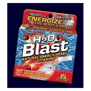 H2O Blast Energy Drink with Natural Energy Herbs + Vitamins   1 Box of 