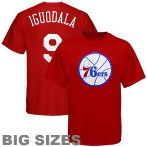  NBA Majestic Philadelphia 76ers #9 Andre Iguodala Red 