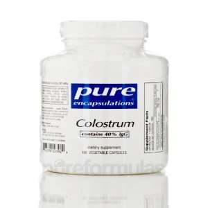  Pure Encapsulations Colostrum 40% IgG 180 Vegetable 