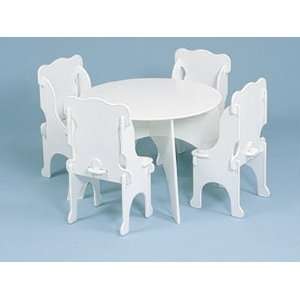  Play A Round Table & Chair Set: Home & Kitchen
