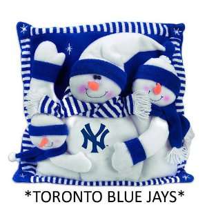 18 MLB Toronto Blue Jays Square Shape Snowman Pillow  