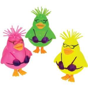  4 Puffer Bikini Ducky Case Pack 24: Toys & Games