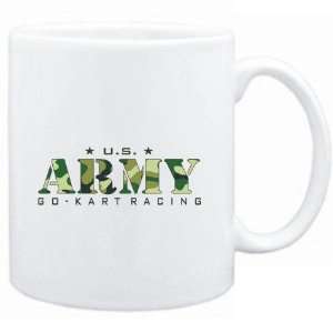  Mug White  US ARMY Go Kart Racing / CAMOUFLAGE  Sports 