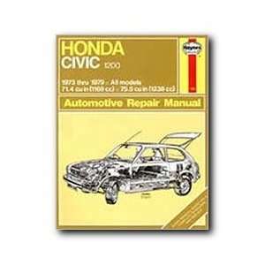Haynes Manuals 42020 Honda Civic 1200 73 79
