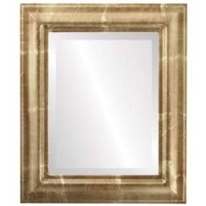   Lancaster Rectangle in Champagne Gold Mirror and Frame