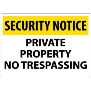   Property No Trespassing, 14X20, .040 Aluminum Industrial & Scientific