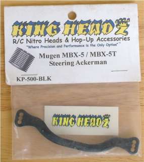 Mugen MBX 5 MBX 5T King Headz Steering Ackerman Black  