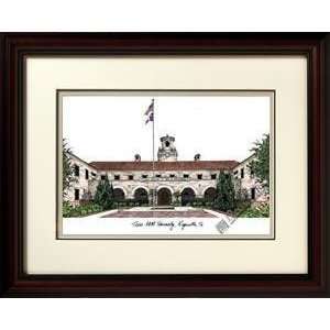 Texas A&M University, Kingsville Alumnus Alumnus 14x18 Mahogany Framed 