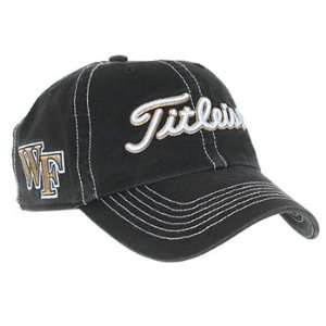 2009 Wake Forest NCAA Collge Titleist Baseball Hat:  Sports 