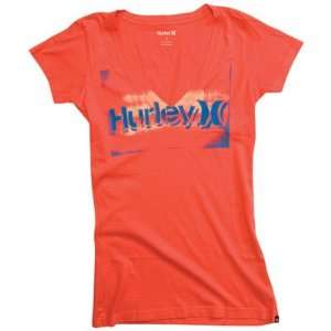 Hurley Rough & Only Ladies V Neck T Shirt Ladies Medium 