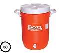 New GOTT industrial 5 gallon orange water cooler  
