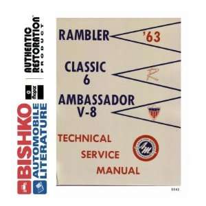  1963 AMC AMBASSADOR CLASSIC Service Repair Manual CD 