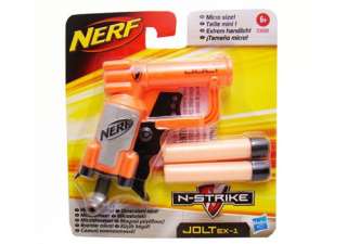 BRAND NEW NERF N STRIKE JOLT EX 1 STEALTH Blaster +2 Whistler Darts 