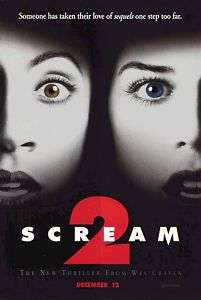 Neve Campbell C Cox SCREAM 2 Advance DS Movie Poster  