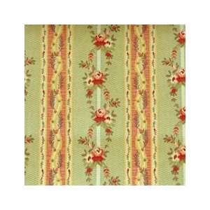  Floral Stripe Moss 41693 257 by Duralee