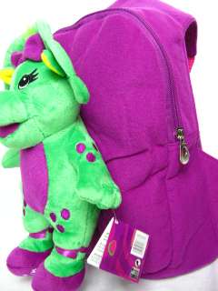 NEW Plush Barneys friend Baby bop doll Backpack bag  