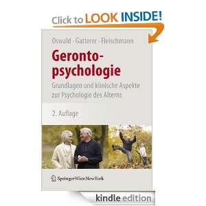 Gerontopsychologie Grundlagen und klinische Aspekte zur Psychologie 