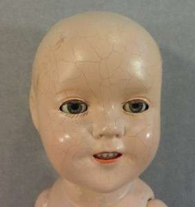 Rare Shirley Temple #13 Ideal Composition Baby Doll 12 Vtg 1930s 