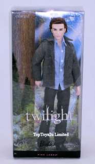 Brand New Twilight Edward Cullen Barbie Collector Doll  