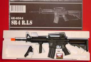 NEW aeg M4a1 SR4 RIS Carbine CRANE STOCK ge0504 SRC tds METAL POLYMER 