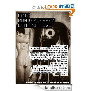 hypothèse (French Edition): Eric Rondepierre:  Kindle 