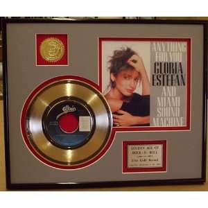 Gold Record Outlet Gloria Estefan 24kt Gold Record Framed Display 