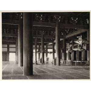  1930 Interior Kiyomizu Temple Kyoto Japan Photogravure 