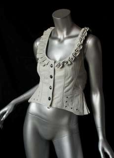 TEMPERLEY*MEDIEVAL WAISTCOAT*Leather Vest NEW 4 $1325  