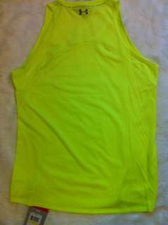 UNDER ARMOUR Heatgear® Women Yellow Loose fitted Running Top Jersey 