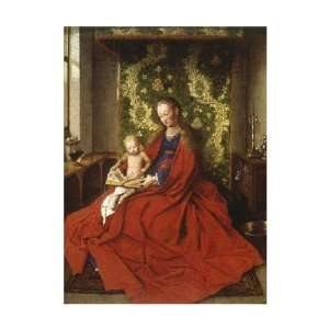 Jan Van Eyck   Madonna & Child Giclee Canvas 